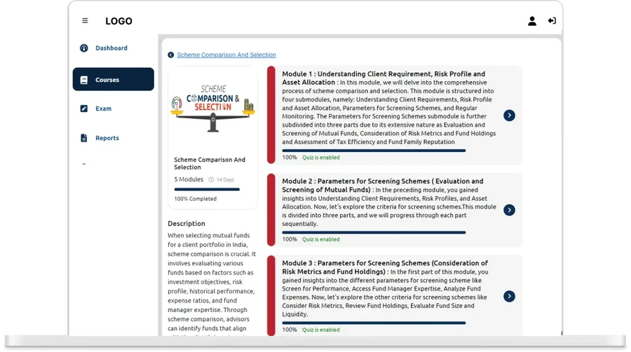 Course management in Learngenie: single-subject, multi-subject and recurring courses